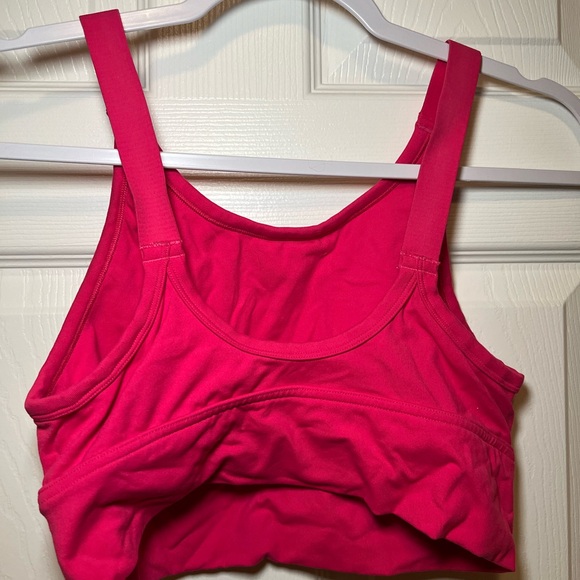 Aerie Bright Pink Unlined Sports Bra size M - Picture 2 of 3